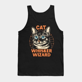 Whiskers cat Tank Top